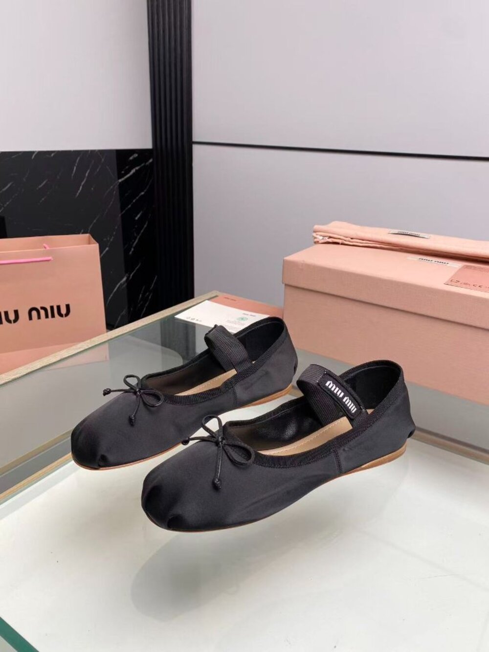 Miu Miu Women's Black Flats